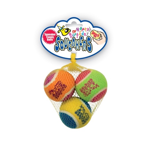 KONG AirDog Squeaker Birthday Balls Medium - 3 Pack