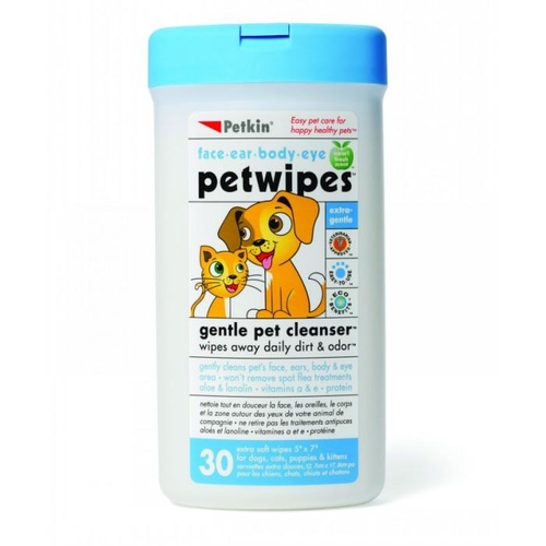 Petkin Pet Wipes - 30 Pack