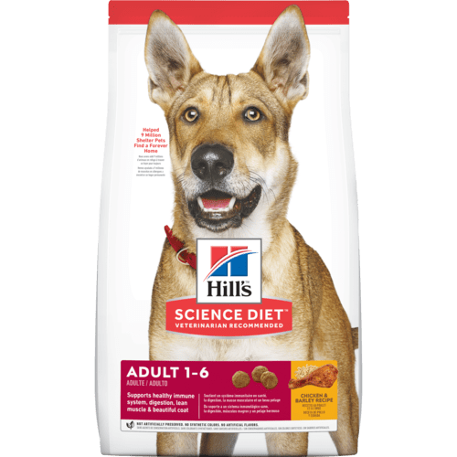 Hill's Science Diet Adult Dog 1-6 - Chicken & Barley Recipe - 12kg