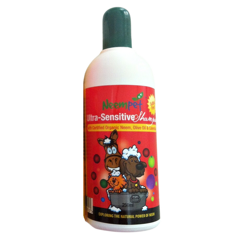 Neempet Ultra Sensitive Shampoo for Dogs, Cats & Horses - 250ml
