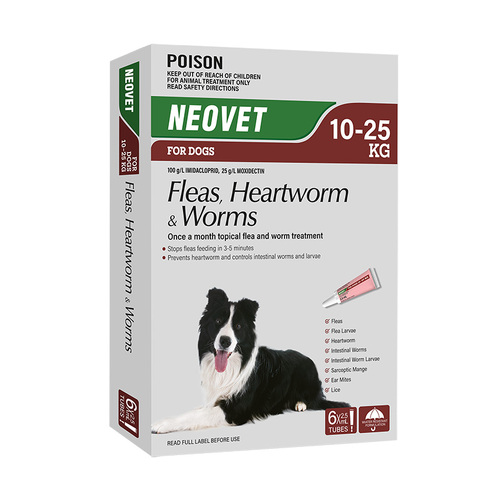 Neovet for Dogs 10-25kg - 6 Pack - Red