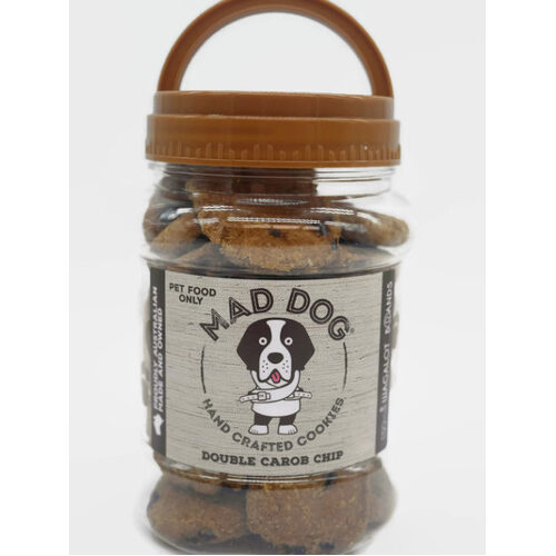 Wagalot Mad Dog Handcrafted Cookies - Double Carob Chip - In a Jar - 350g
