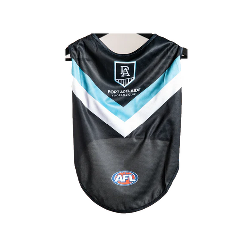Port Adelaide Power AFL Dog Jersey - Small (35-38cm)