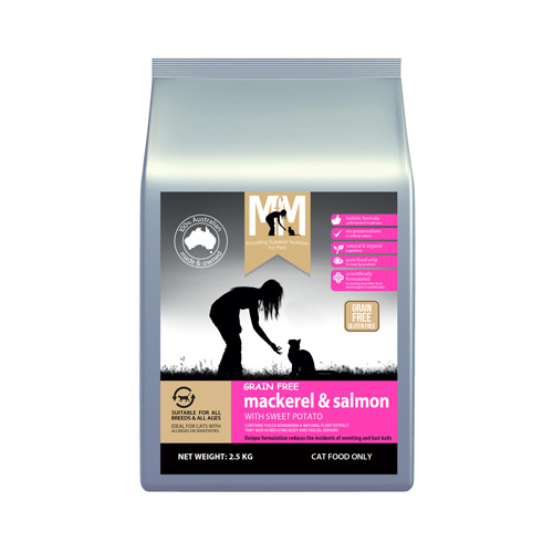 Meals for Mutts Cat Grain Free Mackerel & Salmon - 2.5kg