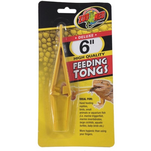 Zoo Med Plastic Reptile Feeding Tongs - 6 Inch