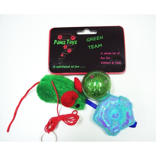 The Green Team Cat Toys - 3 Pack