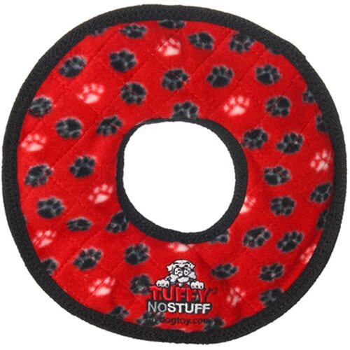 Tuffy Ultimates Ring - Red Paws Print (27x5cm)
