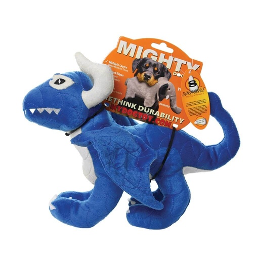 Tuffy Mighty Dragon - Blue - 33x28x30cm (Tuff Scale 8)