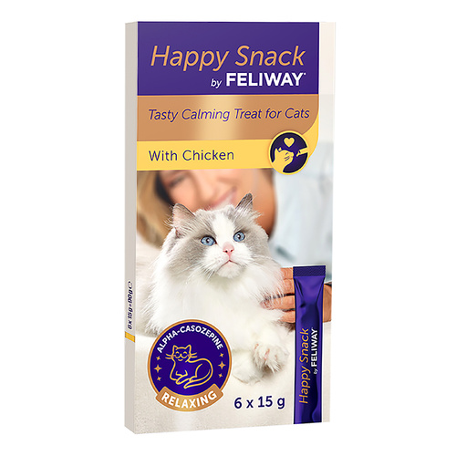 Feliway Happy Snack Cat Calming Treats - 6 x 15g