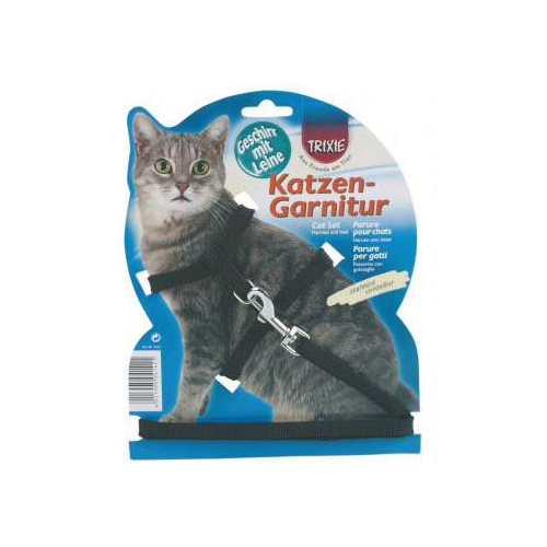 Trixie Cat Harness & Lead Nylon - Medium