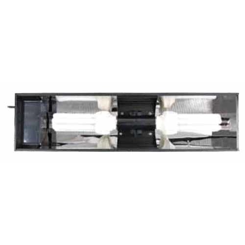 Reptiland Aluminium Terrarium Cover for 2 Compact Lamps up to 50 Watts - 46x12x9cm