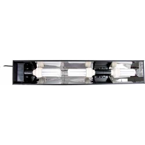 Reptiland Aluminium Terrarium Cover for 3 Compact Lamps up to 50 Watts - 66x12x9cm
