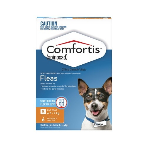 Comfortis Dogs 4.6-9 kgs - 6 Pack - Orange