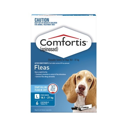 Comfortis Dogs 18.1-27 kgs - 6 Pack - Blue