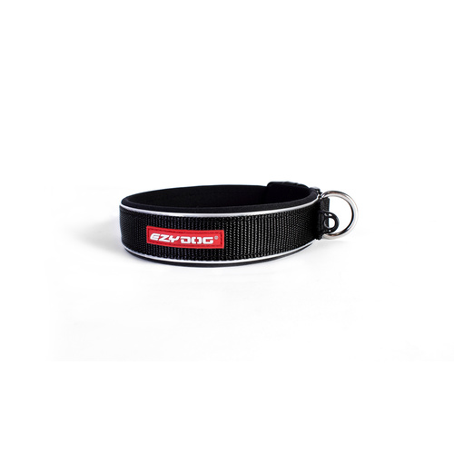 Ezydog Neo Classic Dog Collar - X-Large (53-61cm) - Black