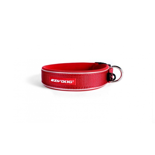 Ezydog Neo Classic Dog Collar - Small (34-38cm) - Red