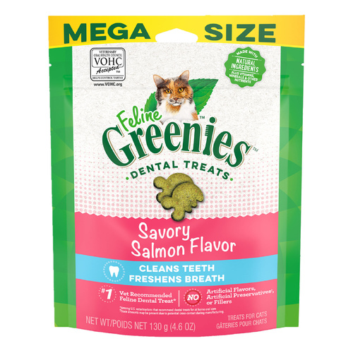 Greenies Feline Savoury Salmon Flavour - 130g