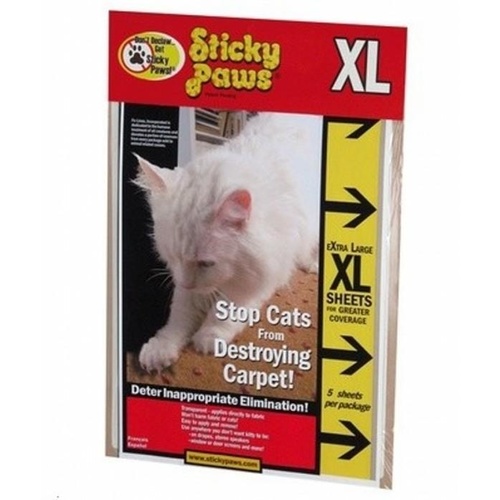 Sticky Paws X-Large Furniture Strips - 5 Sheets (30cm x 22.5cm)