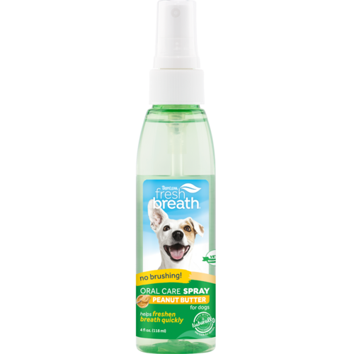 Tropiclean Fresh Breath Oral Spray - Peanut Butter - 133ml