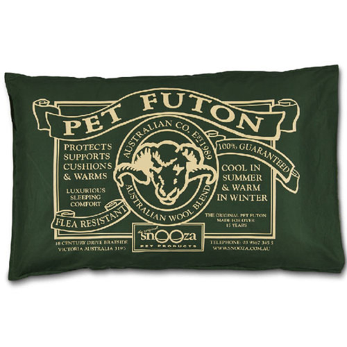 Snooza Futon Dog Bed Mini - Green (52cm x 42cm)