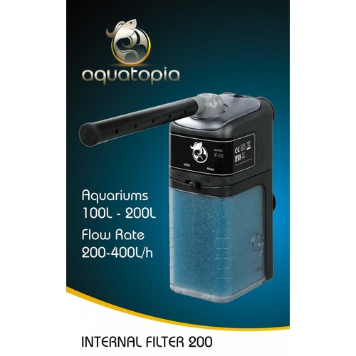 Aquatopia Internal Aquarium Filter 200 - 200-400L/H