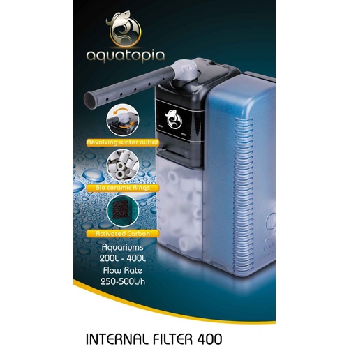 Aquatopia Internal Aquarium Filter 400 - 250-500L/H