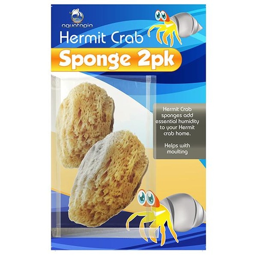 Aquatopia Hermit Crab Sponge - 2 pack