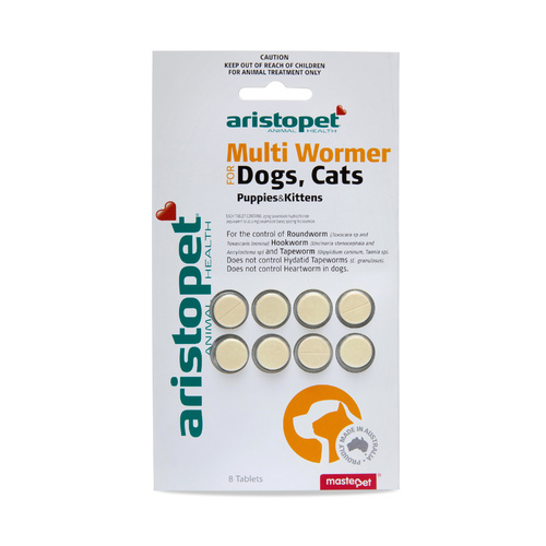 Aristopet All Wormer for Dog/Cats/Puppies/Kittens - 8 Tablets