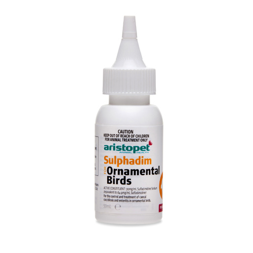 Sulphadium for Ornamental Birds (Aristopet) - 50ml