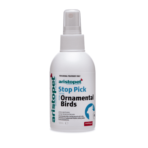 Aristopet Stop Pick Spray for Ornamental Birds - 125ml