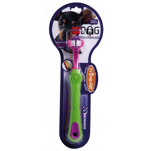 Triple Pet EzDog Toothbrush for Small Breed Dogs