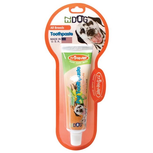 Triple Pet Toothpaste for All Breeds of Dogs - Vanilla Mint - 74ml