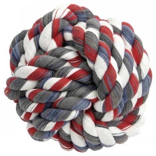 Mammoth Flossy Chews Monkey Fist Rope Dog Ball - Small (9cm)