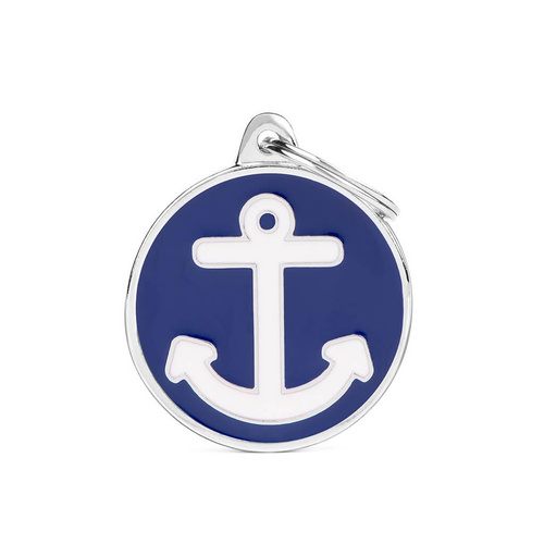 My Family Pet Tag Charm - Anchor