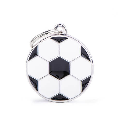 My Family Pet Tag Charm - Soccer Ball