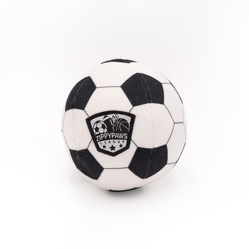 Zippy Paws Sportsballz Dog Toy - Soccer Ball (16.5cm)