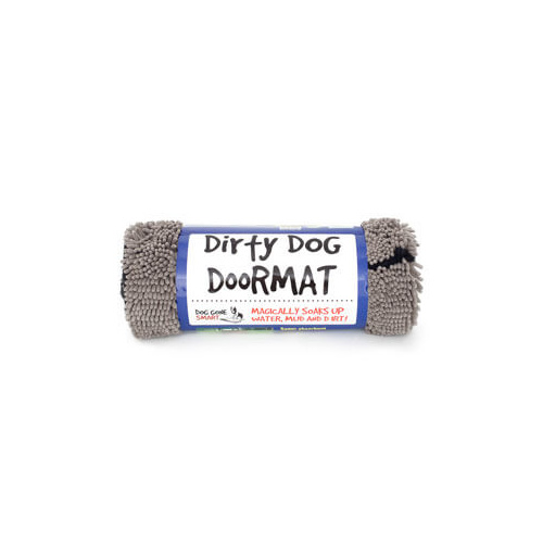 DGS Dirty Doormat for Dogs - Small - Grey