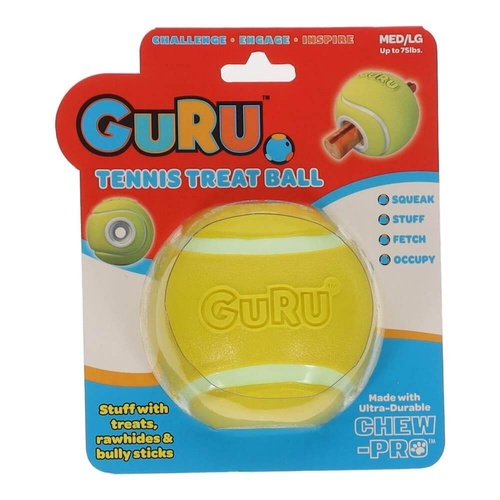 GURU Tennis Treat Ball - Medium (8.58x9.4x9.6cm)