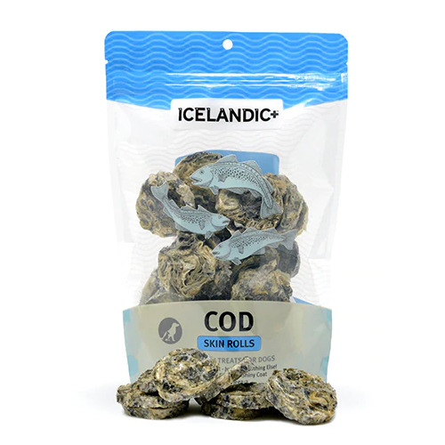 Icelandic Cod Skin Rolls Dog Treats - 85g