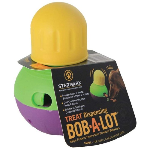 Bob-A-Lot Dog Toy Treat Dispenser - Mini (Small)