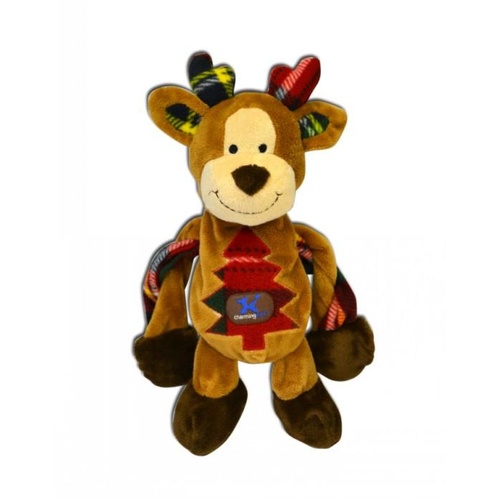 Charming Christmas Pulleez Dog Toy - Reindeer