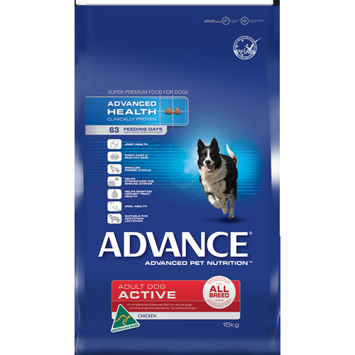 Advance Active All Breed Dog Food - Chicken - 15kg