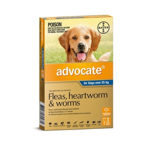 Advocate for Dogs over 25 kgs - 3 Pack - Blue