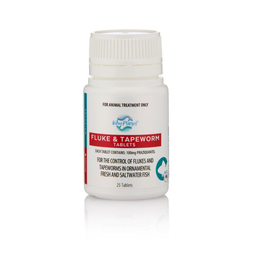 Blue Planet Fluke & Tapeworm Tablets - 25 Tabs