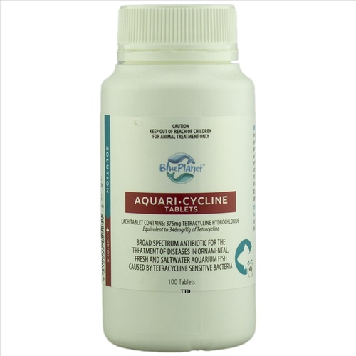 Blue Planet Aquari Cycline Tablets for Fish - 100 Tabs
