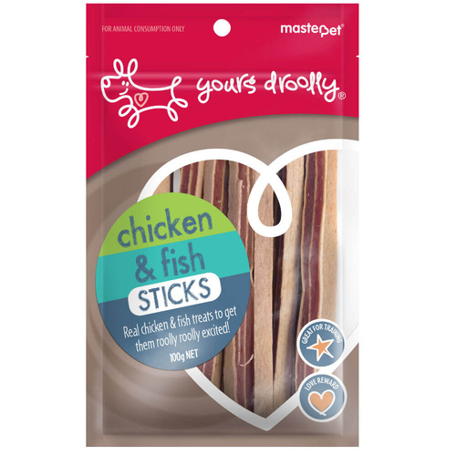 Yours Droolly Chicken & Fish Sticks - 100g