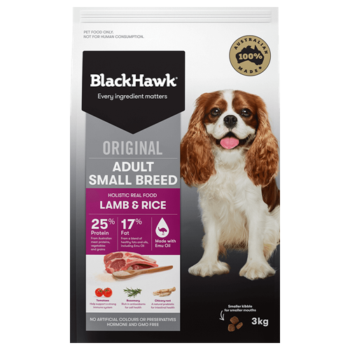 Black Hawk Small Breed Adult Dog - Lamb & Rice - 3kg