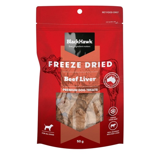 Black Hawk Freeze Dried Beef Liver - 50g
