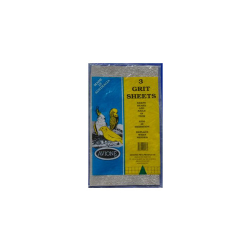 Showmaster Bird Shell Grit Sheets - 3 Pack