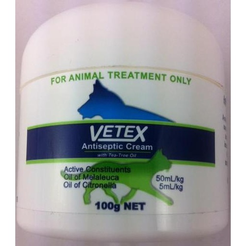 Vetex Antiseptic Cream for Dogs & Cats - 100g